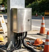 Kotak Kontrol Dasar, Kotak Kontrol Terpasang Terbuka, Kotak Distribusi, Kotak Logam Stainless Steel IP33