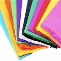 Rouleaux de papier crépon pour emballage artistique, 20% de crépon, décoration de fleurs en papier, décorations de fleurs en papier crépon