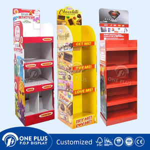 Giá để trưng bày sản phẩm bằng giấy, gấp gọn được, thân thiện với môi trường, phủ lớp chống tia UV, có logo tùy chỉnh, dành cho cửa hàng bán lẻ, siêu thị, dạng đứng tự do, dùng làm giá trưng bày điểm bán hàng (POS) - Product Image 3