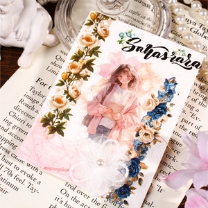 Hoa loạt dài dải chết cắt dán trang trí 15 mỗi gói trên cuốn sổ tay cơ sở vật chất - Product Image 1