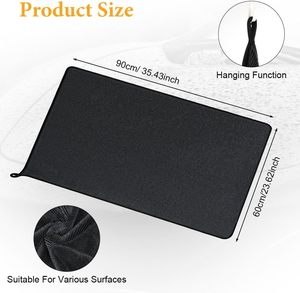 Toalla de Microfibra de Secado Rápido para Lavado de Autos, Tejida, Cuadrada, 1400gsm/1600gsm, NOVISON, Venta al Por Mayor de Fábrica - Product Image 2