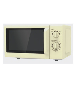 Yellow Color <strong>Retro</strong> Style 800W <strong>Microwave</strong> Oven Hot Food Vend Machine OEM Cheap Price Pizza Kitchen - Product Image 1