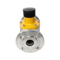 Vanne de contre-pression à bride SS304 GBBF S32 PN16, régulateur de contre-pression à diaphragme pour air, gaz naturel, eau et vapeur