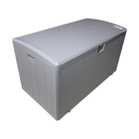Boîte de rangement extérieure en plastique pour terrasse, jardin, cour, armoire de rangement étanche pour outils de jardinage, casiers de rangement domestiques