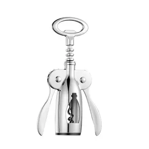 Luxury Zinc Alloy Wing Corkscrew Wine Opener and Accessories Kit Winged Wine Opener Set Bar Tools for Gift