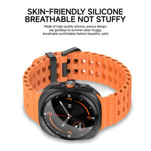 Correa de silicona para <span class=keywords><strong>Samsung</strong></span> para Galaxy <span class=keywords><strong>Watch</strong></span> Ultra 47mm Correa deportiva suave de lujo correa de pulsera para hombres <span class=keywords><strong>reloj</strong></span> de <span class=keywords><strong>mujer</strong></span> Ultra 47mm - Product Image 5