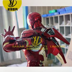 Figura de Acción de Alta Calidad de Iron Man, Escultura de Personaje de Dibujos Animados, Decoración de Resina, Modelo Gk, Colección <span class=keywords><strong>Marvel</strong></span> - Product Image 3