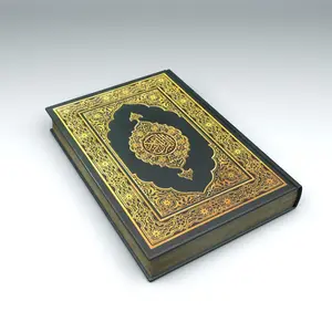 MOQ500 Hohe Qualität 30gsm Bibel Papier Leder Billig Koran Buchdruck