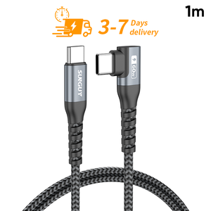 Factory Wholesale SUNGUY USB C 1m 60W 3AFast <b>Charging</b> <b>Cable</b> Nylon Eco-Friendly Custom Logo USB-C Multi-Purpose <b>Cable</b> - Product Image 1
