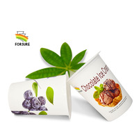 Prix des contenants IML en plastique PP pour yaourt de 130 ml, fabricant, inviolables