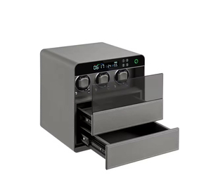 Cassaforte Avvolgitore Orologi Ignifuga con Tripla Sospensione Antivibrazione, Blocco Impronta Digitale e Doppio Cassetto Integrato per Armadio e Camera da Letto - Product Image 2
