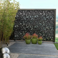 Écrans décoratifs en acier inoxydable et aluminium découpés au laser sur mesure, séparateurs de pièces intérieures pour villas résidentielles