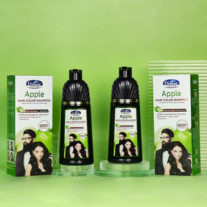 Shampoo Colorante per <span class=keywords><strong>Capelli</strong></span> DisaarOrganic Marrone Scuro con Estratto di Olio di Cocco, Cura dei <span class=keywords><strong>Capelli</strong></span> e Copertura dei <span class=keywords><strong>Capelli</strong></span> Grigi - Product Image 1