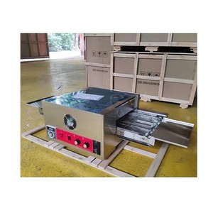 Cucina dell'attrezzatura del ristorante del <span class=keywords><strong>forno</strong></span> automatico della pizza del trasportatore con il nastro elettronico - Product Image 4