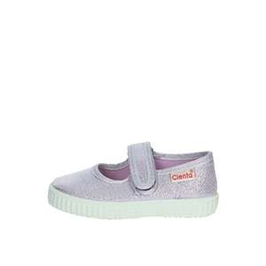 Ballerines lilas pour filles Cienta, chaussures plates avec fermeture Velcro pour enfants - Product Image 1