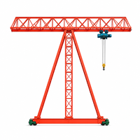 Grue à portique SDCRANE de 5 tonnes équipée d'un moteur, d'une boîte de vitesses et d'un engrenage, hauteur de levage de 12 m, portée de 30 m pour les matériaux de construction