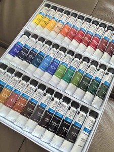 Juego de Pinturas de Acuarela Fina <span class=keywords><strong>Winsor</strong></span> & <span class=keywords><strong>Newton</strong></span> 12/18/24/36 <span class=keywords><strong>Colores</strong></span> - Surtido Versátil de <span class=keywords><strong>Colores</strong></span> para Lienzo y Papel 20ml - Product Image 3