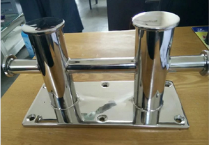 Bouée d'amarrage robuste à double croix en acier inoxydable 316, résistante à la corrosion de l'eau de mer, matériel marin - Product Image 4