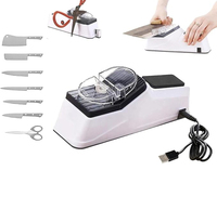 Affûteur de ciseaux électrique portable Swifty Sharp pour cuisine, outil de ponçage par aspiration, mini-affûteur de ciseaux