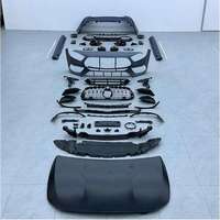 Body Kit bergaya A45 AMG untuk Benz A-Class W177 2018-2024 dengan Grille Bumper Depan yang Ditingkatkan dan Gaya Eksterior Lengkap