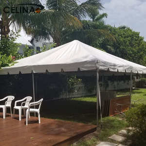 Tente 4 saisons imperméable à <span class=keywords><strong>louer</strong></span>, tente classique à armature 20'x20', <span class=keywords><strong>chapiteau</strong></span> de fête, auvent en aluminium et PVC, résistant <span class=keywords><strong>pour</strong></span> <span class=keywords><strong>mariage</strong></span> - Product Image 6