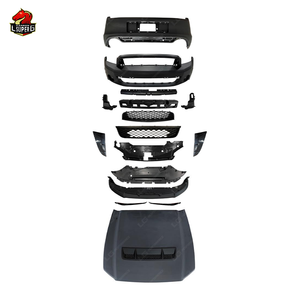 Nuevo Kit de Carrocería para Mustang 10-12 Actualización a Estilo <span class=keywords><strong>GT500</strong></span> con Parachoques Delantero, Capó, Parachoques Trasero, Faldones Laterales y Escape - Product Image 6