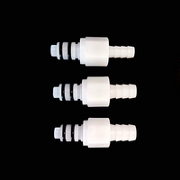Raccord à double joint torique à déconnexion rapide Insert mâle 1/8 "3/16" 1/4 "5/16" 3/8 "Raccord barbelé pour tuyau en plastique