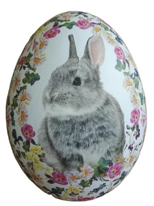 Vintage West Germany 4 Inch Paper Mache <strong>Decorations</strong> Packaging Easter <strong>Eggs</strong> - Product Image 6