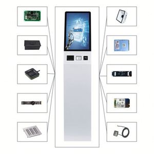 Freestanding 21.5 inch Android AIO màn hình cảm ứng hàng đợi kiosk với POS Máy Quét Mã Vạch Vé máy <span class=keywords><strong>in</strong></span> tùy chọn - Product Image 5