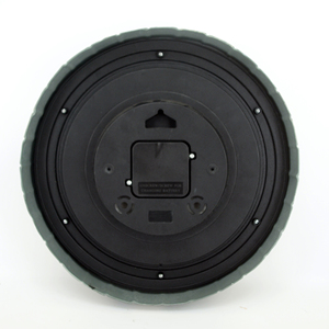 13 Inch <strong>Outdoor</strong> <strong>Clock</strong> Wall Garden <strong>Waterproof</strong> with Thermometer Silent Non-Ticking Modern Decor <strong>Clock</strong> - Product Image 2