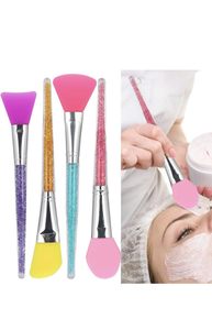 Ensemble de brosses à masque facial en silicone personnalisables, applicateur de boue faciale flexible, outils pour masques à l'argile et au charbon doux - Product Image 3