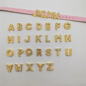 Accessoire de bricolage à la mode bijoux personnalisés plaqué or 26 lettres breloques pour accessoire de fabrication de bijoux - Product Image 3