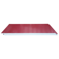 Panneau sandwich en polyuréthane 75 mm, aluminium 0,6 mm, meilleure isolation thermique, léger