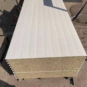 Pannelli Sandwich in <span class=keywords><strong>Lana</strong></span> di Roccia Metallica, Spessi, Ignifughi e Durevoli per Tetti e Pareti Esterne di Magazzini - Product Image 3