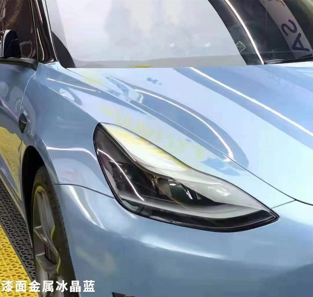 グロッシーエレクトロペイント メタリックアイスクリスタルブルー 車用