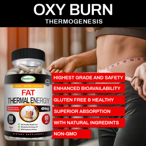 Cápsulas termo quemagrasas OEM con cafeína, quemagrasas y soporte energético para mujeres, tipo de suplemento herbal de fitness - Product Image 5