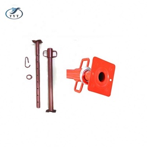 Étai en acier traditionnel avec couvercle anti-poussière et goupille de fixation pour échafaudages de construction et d'atelier, résistant à la corrosion - Product Image 3