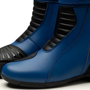 Zapatos de Motocicleta de Cuero Transpirables e Impermeables, Zapatos de Moto de Cuero Personalizados para Verano en Venta - Product Image 6