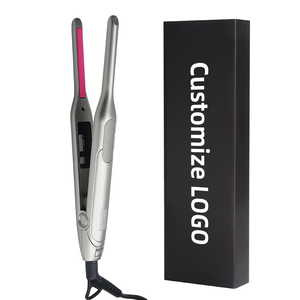 Plancha de Pelo Eléctrica Mini Más Vendida, Rizador Pixie, Placas de Titanio MCH, LED, Logotipo Personalizable, Para Cabello Fino, Uso en RV y Hoteles - Product Image 6