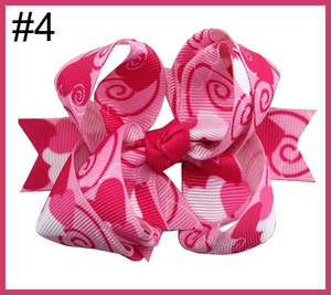 กิ๊บติดผมรูปหัวใจขนาดใหญ่ 3.5 นิ้ว ลายจูบวาเลนไทน์ สำหรับเด็กผู้หญิง หมายเลข 1-10 ของขวัญวาเลนไทน์ - Product Image 4