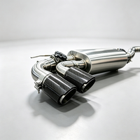 4-Auslass Edelstahl-Auspuffanlage für BMW 540i G30 Hochleistungs-Schalldämpfer