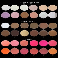 Palette de maquillage en gros 3 couleurs : poudre, contour, blush, illuminateur – Kit cosmétique visage marque privée