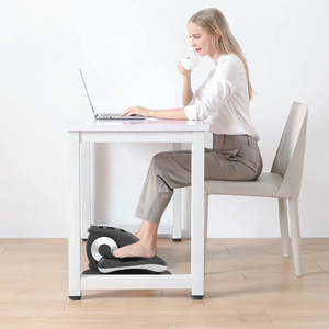 Fanpao FP-501 Pedaliera Elettrica Portatile con Telecomando, Attrezzo per Esercizi da Seduti, Trainer Manuale, <span class=keywords><strong>Stepper</strong></span> Ellittico - Product Image 5