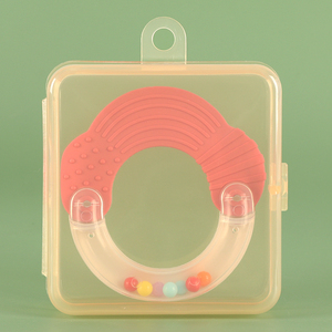 SUNSHING Portable Baby Teether Storage Box Clear Infant Teething Holder Small Plastic Container Wholesale Infant Teether Case - Product Image 2
