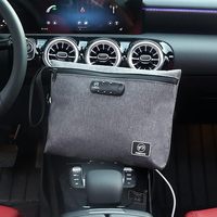 Geruchshemmende Aufbewahrungstasche mit Passwortschloss und Aktivkohle, Wasserabweisend & Tragbare Geruchsdichte Tasche