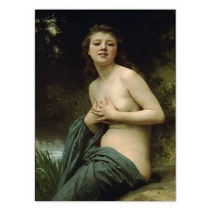 Peinture à l'huile sur toile représentant une femme européenne moderne, décoration murale - Durable et écologique pour la maison, le bureau, l'hôtel - Product Image 2