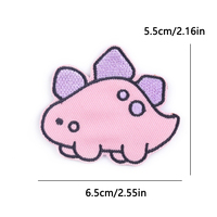 Patchs brodés animaux Kawaii thermocollants Dino, Lapin, Corgi, Renard – Personnalisables pour vêtements, sacs à dos, décoration, appliques – Vente en gros