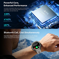 Reloj Inteligente Resistente DM59 con GPS, Pantalla AMOLED de 1.43'', Resistente al Agua IP67, Mapa Fuera de Línea, Altímetro, Brújula, para Contestar Llamadas, Calendario, Android