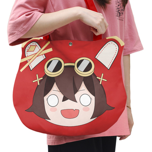 Custom Oversized Cartoon Anime Character Canvas <strong>Bag</strong> <strong>Animal</strong> Shape Pattern Big Head Tote <strong>Bags</strong> <strong>Designing</strong> - Product Image 4