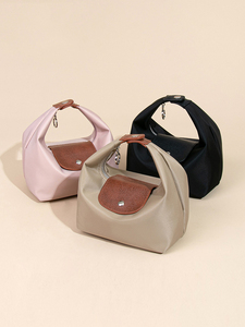 Bolso Tote Plegable Impermeable de Nylon con Cremallera, Estilo Casual, para Uso Diario y Viajes, Directo de Fábrica - Product Image 1